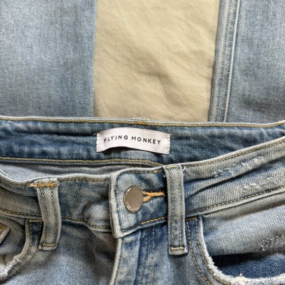 Flying Monkey - 90's Stretch Vintage Flare Jeans - F4426 - Picture 7 of 11